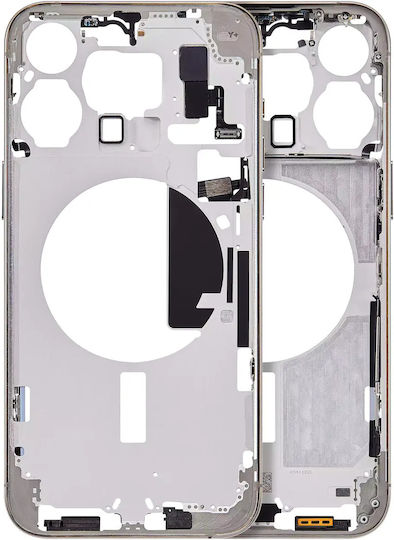 Mid-frame Housing W Small Parts Iphone 15 Pro Max Eu Global Version Aftermarket Plus Natural Titanium