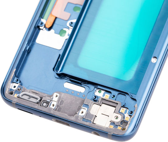 Mid-frame Housing Samsung Galaxy S9 Smallparts Coral Blue Frame