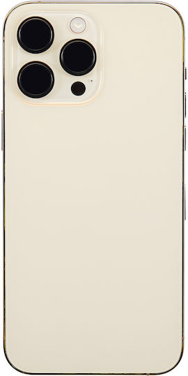 Back Housing W Small Parts Iphone 14 Pro Max Eu Global Version Aftermarket Plus Gold