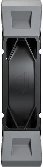 Montech E28 Pwm ARGB 120mm Gehäuselüfter (2000rpm / 85,09cfm) mit ARGB Beleuchtung und Verbindung 4-Pin PWM Schwarz