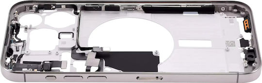 Mid-frame Housing W Small Parts Iphone 15 Pro Max Eu Global Version Aftermarket Plus Natural Titanium