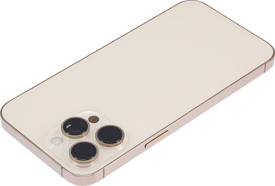 Back Housing W Small Parts Iphone 14 Pro Max Eu Global Version Aftermarket Plus Gold