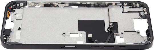 Mid-frame Housing Power Volume Button Iphone 16 Pro Max Eu Global Version Aftermarket Plus Black Titanium