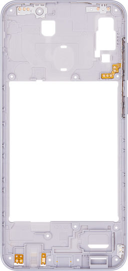Mid-frame Housing Samsung Galaxy A30 A305 2019 Aftermarket Plus White