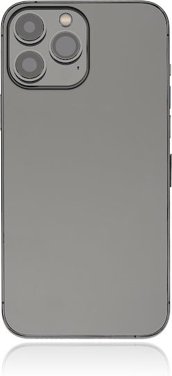 Back Housing W Small Parts Iphone 13 Pro Max Eu Global Version Aftermarket Plus Graphite