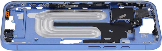 Mid-frame Housing Power Volume Button Iphone 16 Us Version Aftermarket Plus Ultramarine
