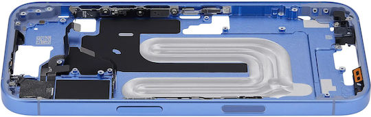 Mid-frame Housing Power Volume Button Iphone 16 Us Version Aftermarket Plus Ultramarine