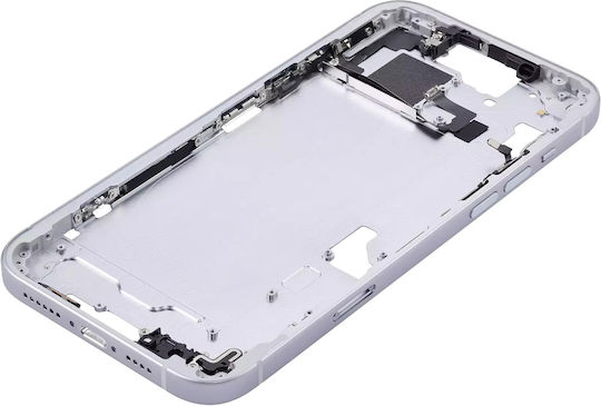 Mid-frame Housing W Small Parts Iphone 15 Plus Eu Global Version Aftermarket Plus Blue