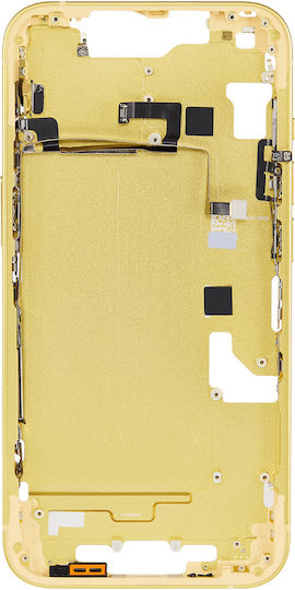 Mid-frame Housing W Small Parts Iphone 14 Us Version Aftermarket Plus Yellow