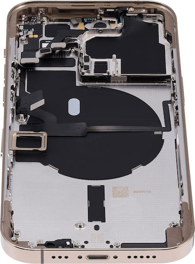Back Housing W Small Parts Iphone 14 Pro Eu Global Version Aftermarket Plus Gold