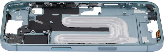 Mid-frame Housing Power Volume Button Iphone 16 Eu Global Version Aftermarket Plus Teal