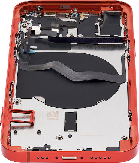 Back Housing W Small Parts Iphone 12 Eu Global Version Aftermarket Plus Red