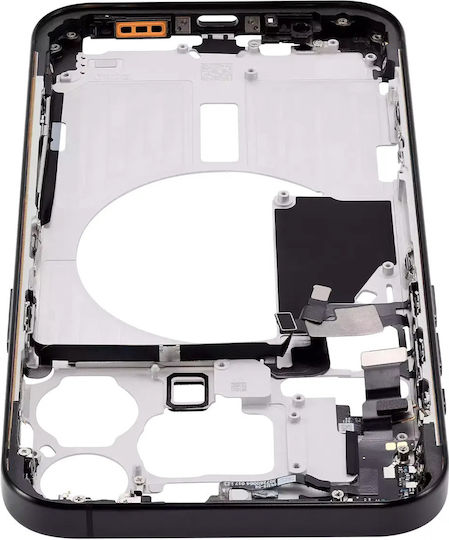 Mid-frame Housing W Small Parts Iphone 15 Pro Max Us Version Aftermarket Plus Black Titanium