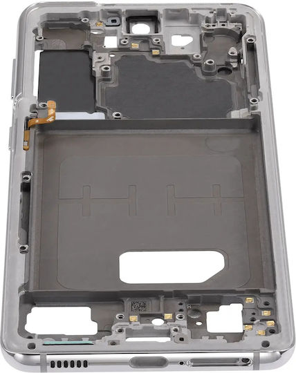 Mid-frame Housing Samsung Galaxy S21 5g Phantom White