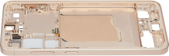 Mid-frame Housing Samsung Galaxy S25 5g Us & International Version Pink Gold