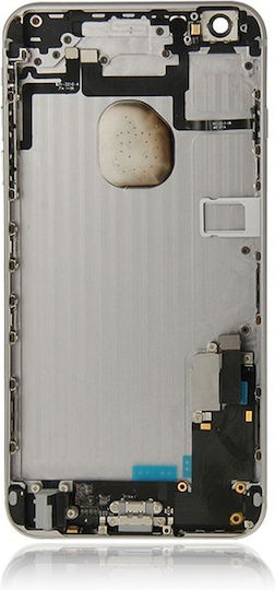 Back Housing W Small Parts Iphone 6s No Logo Aftermarket Plus Silver