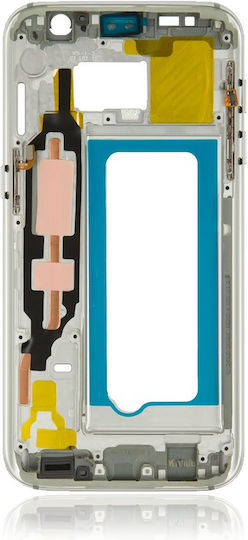 Mid-frame Housing Samsung Galaxy S7 G930a G930t Small Parts Silver