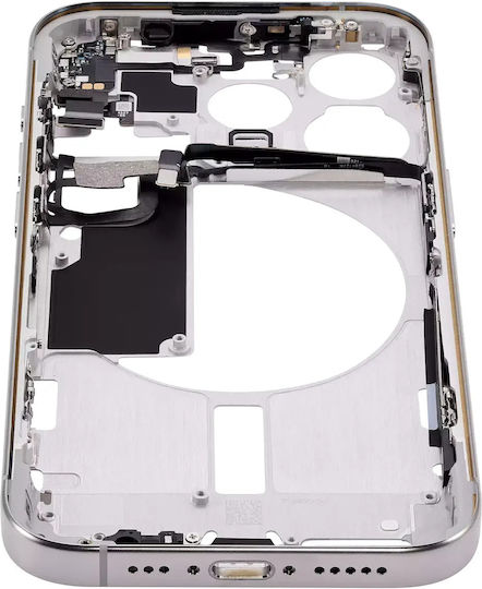 Mid-frame Housing W Small Parts Iphone 15 Pro Eu Global Version Aftermarket Plus Natural Titanium