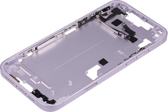 Mid-frame Housing W Small Parts Iphone 14 Plus Eu Global Version Aftermarket Plus Purple