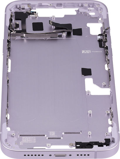 Mid-frame Housing W Small Parts Iphone 14 Plus Eu Global Version Aftermarket Plus Purple