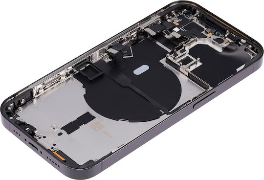 Back Housing W Small Parts Iphone 14 Pro Eu Global Version Aftermarket Plus Space Black