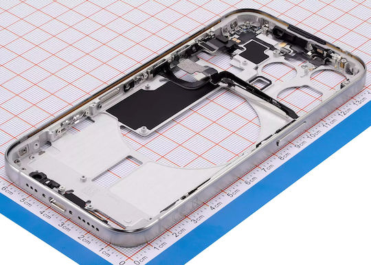 Mid-frame Housing W Small Parts Iphone 15 Pro Eu Global Version Aftermarket Plus Natural Titanium