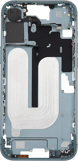 Mid-frame Housing Power Volume Button Iphone 16 Plus Us Version Aftermarket Plus Teal