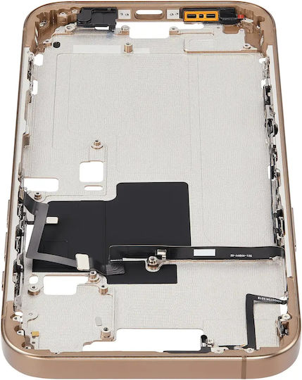 Mid-frame Housing Power Volume Button Iphone 16 Pro Max Us Version Aftermarket Plus Desert Titanium