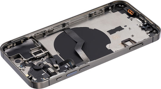 Back Housing W Small Parts Iphone 12 Pro Eu Global Version Aftermarket Plus Graphite
