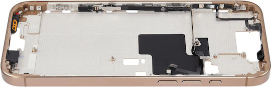 Mid-frame Housing Power Volume Button Iphone 16 Pro Max Us Version Aftermarket Plus Desert Titanium