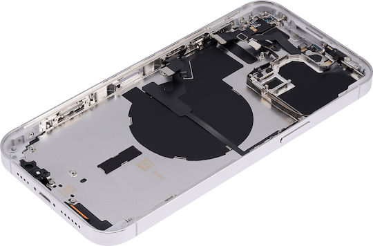 Back Housing W Small Parts Iphone 14 Pro Max Eu Global Version Aftermarket Plus Silver