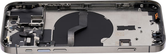 Back Housing W Small Parts Iphone 12 Pro Eu Global Version Aftermarket Plus Graphite