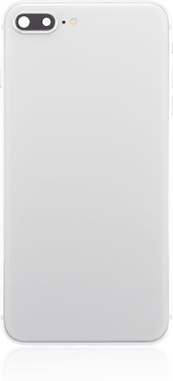 Back Housing Small Components Pre-installed Iphone 8 Plus No Logo Aftermarket Plus Silver