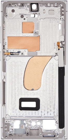 Mid-frame Housing Samsung Galaxy S23 Ultra 5g Us & International Version Sky Blue Lime