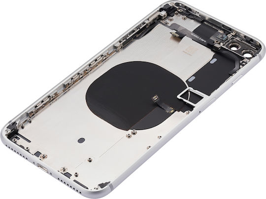 Back Housing Small Components Pre-installed Iphone 8 Plus No Logo Aftermarket Plus Silver