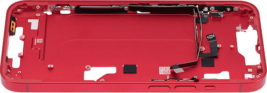 Mid-frame Housing W Small Parts Iphone 14 Us Version Aftermarket Plus Red