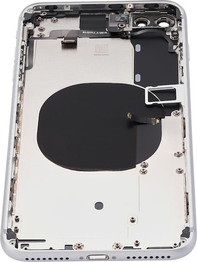 Back Housing Small Components Pre-installed Iphone 8 Plus No Logo Aftermarket Plus Silver