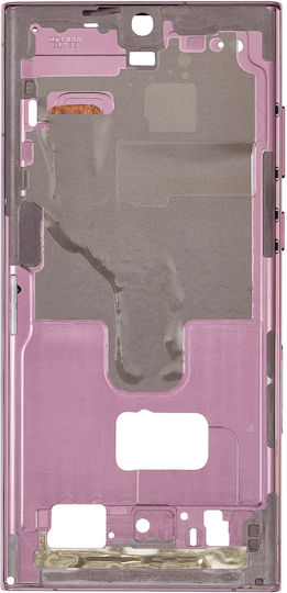 Mittleres Gehäuse Samsung Galaxy S22 Ultra 5G US & Internationale Version Burgunder