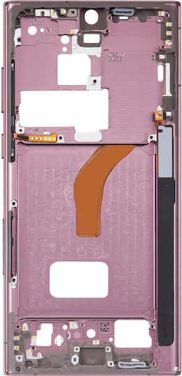 Mittleres Gehäuse Samsung Galaxy S22 Ultra 5G US & Internationale Version Burgunder