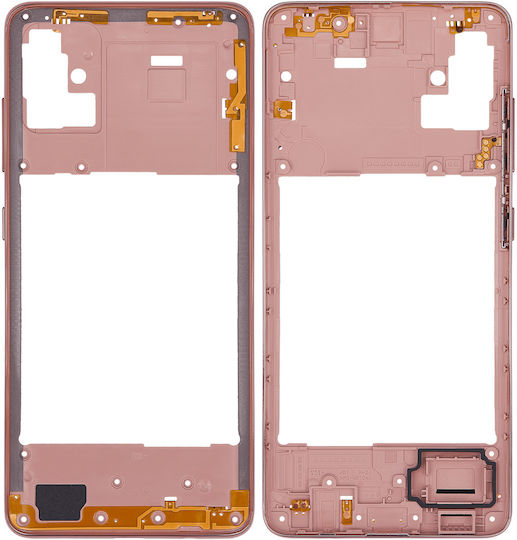 Mid-frame Housing Samsung Galaxy A51 4g A515 2019 Prism Crush Pink