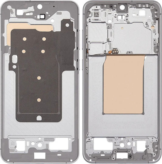 Mid-Frame Housing Für Samsung Galaxy S25 Fe 5G Us & Internationale Version Icyblue Weiß
