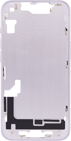 Mid-frame Housing W Small Parts Iphone 14 Us Version Aftermarket Plus Purple