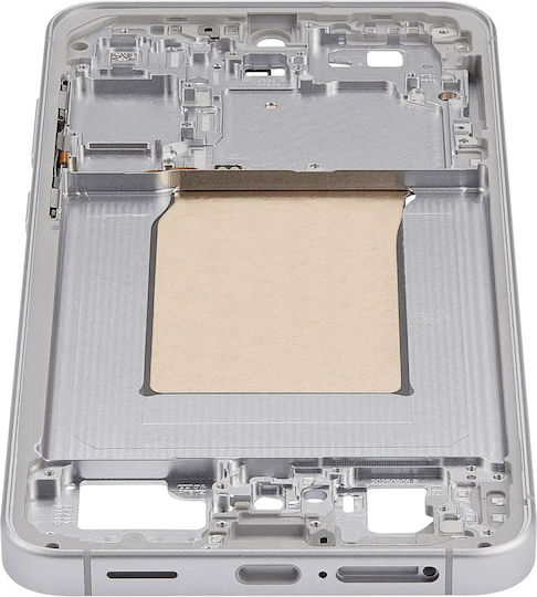 Mid-Frame Housing Für Samsung Galaxy S25 Fe 5G Us & Internationale Version Icyblue Weiß