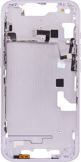 Mid-frame Housing W Small Parts Iphone 14 Us Version Aftermarket Plus Purple