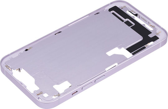 Mid-frame Housing W Small Parts Iphone 14 Us Version Aftermarket Plus Purple