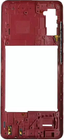 Mid-frame Housing Samsung Galaxy A41 A415 2020 Aftermarket Plus Prism Crush Red