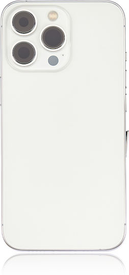 Back Housing W Small Parts Iphone 13 Pro Eu Global Version Aftermarket Plus Silver