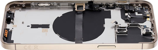 Back Housing W Small Parts Iphone 13 Pro Max Eu Global Version Aftermarket Plus Gold
