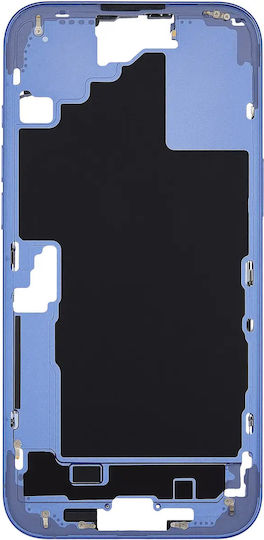 Mid-frame Housing Power Volume Button Iphone 16 Plus Us Version Aftermarket Plus Ultramarine