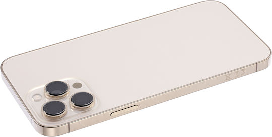 Back Housing W Small Parts Iphone 13 Pro Max Eu Global Version Aftermarket Plus Gold